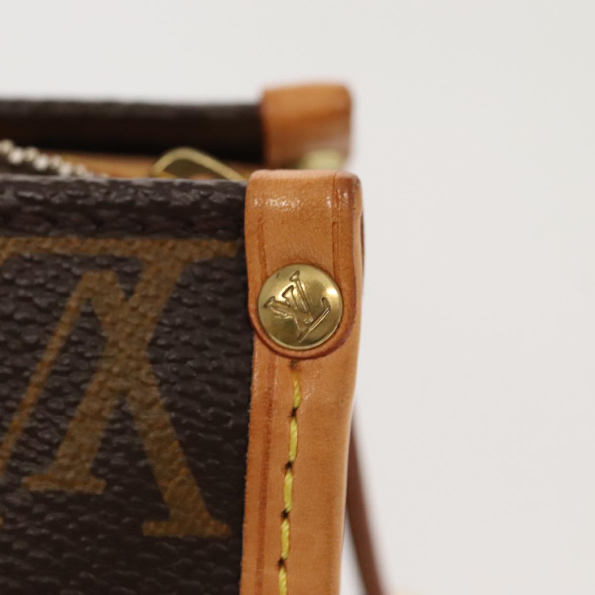 LOUIS VUITTON Monogram Popincourt Haut Hand Bag M40007 LV 88915