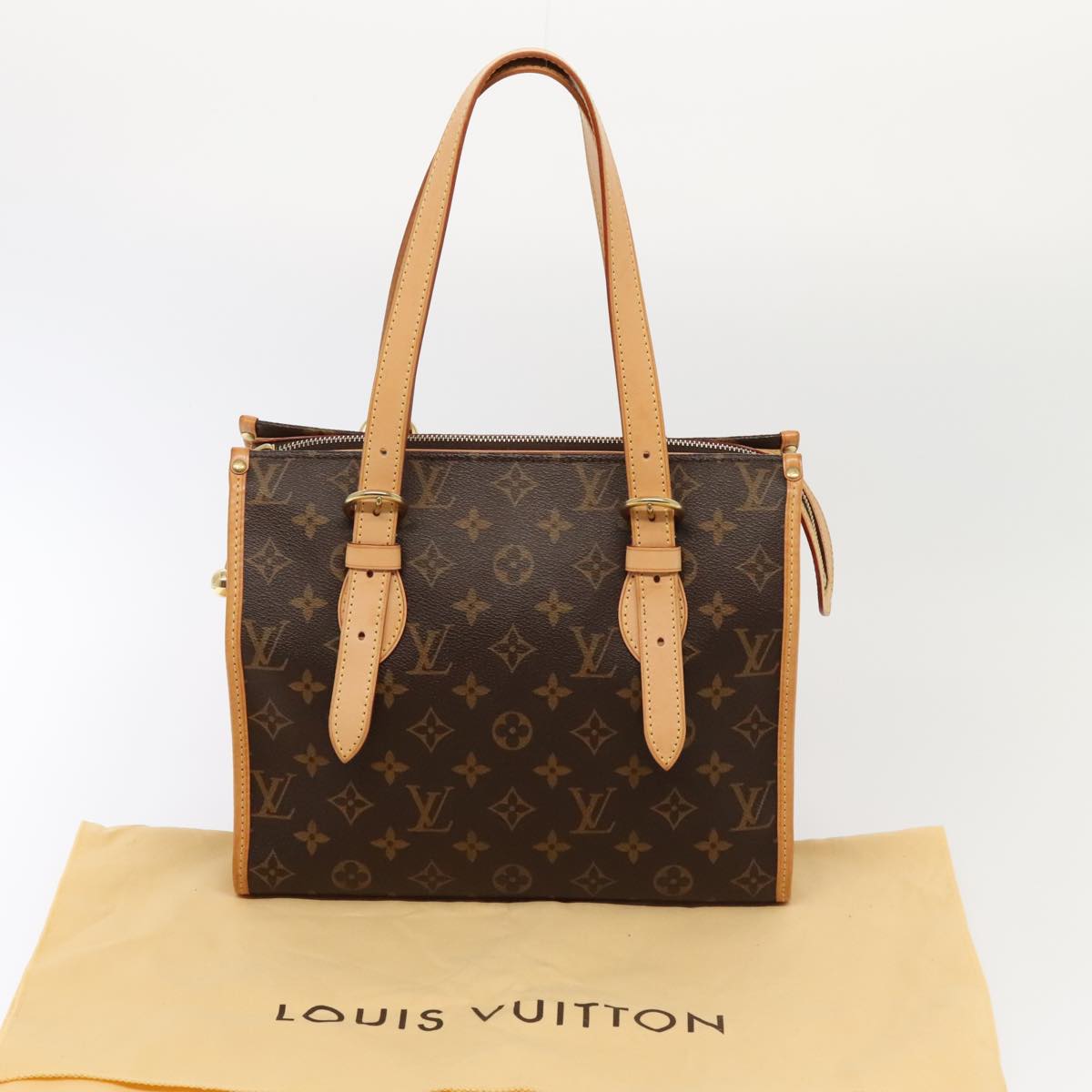 LOUIS VUITTON Monogram Popincourt Haut Hand Bag M40007 LV 88915
