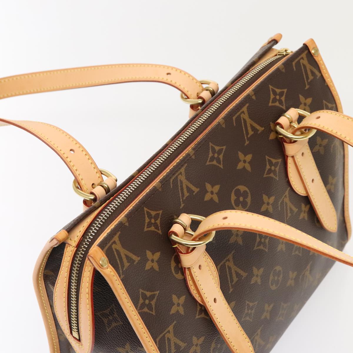 LOUIS VUITTON Monogram Popincourt Haut Hand Bag M40007 LV 88915