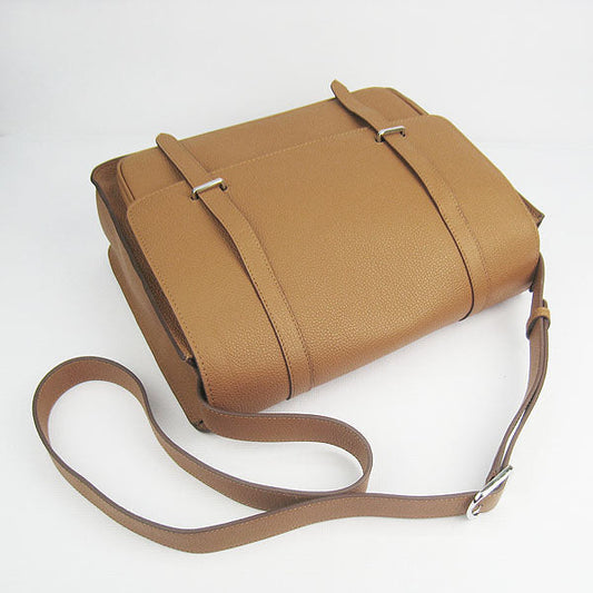 Luxury Hermes Steve H2812 Lambskin Coffee