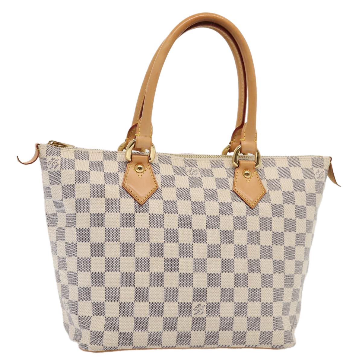 LOUIS VUITTON Damier Azur Saleya PM Tote Bag N51186 LV 88918A