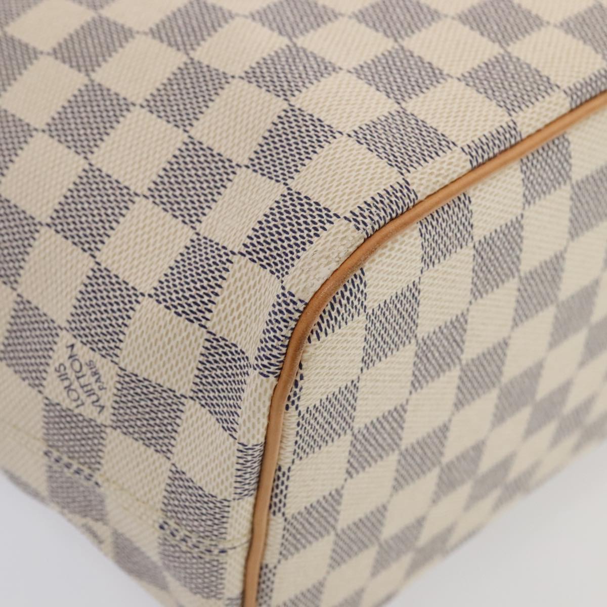 LOUIS VUITTON Damier Azur Saleya PM Tote Bag N51186 LV 88918A