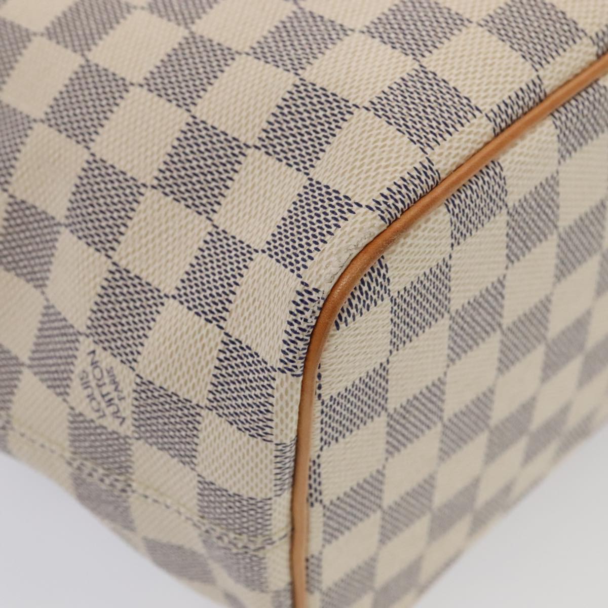 LOUIS VUITTON Damier Azur Saleya PM Tote Bag N51186 LV 88918A