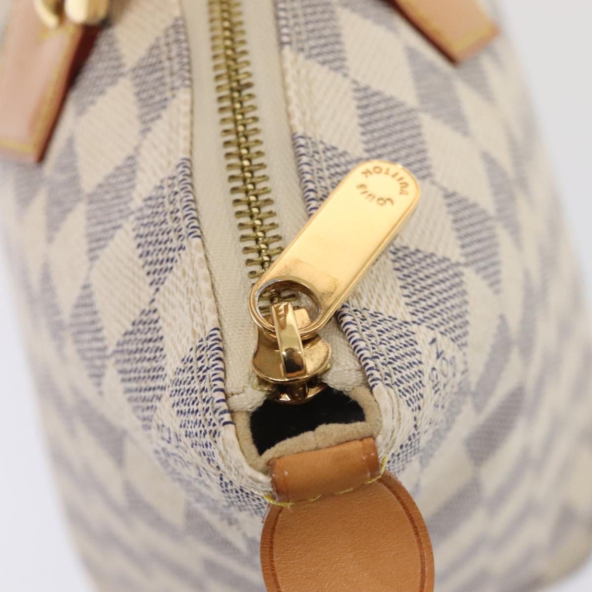 LOUIS VUITTON Damier Azur Saleya PM Tote Bag N51186 LV 88918A