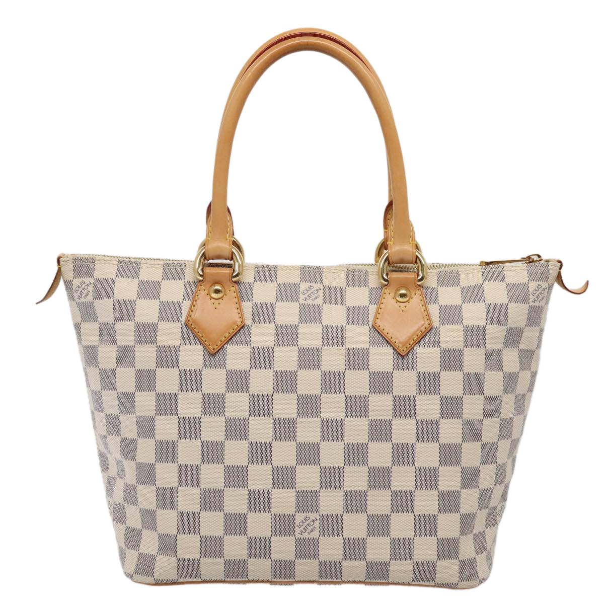 LOUIS VUITTON Damier Azur Saleya PM Tote Bag N51186 LV 88918A