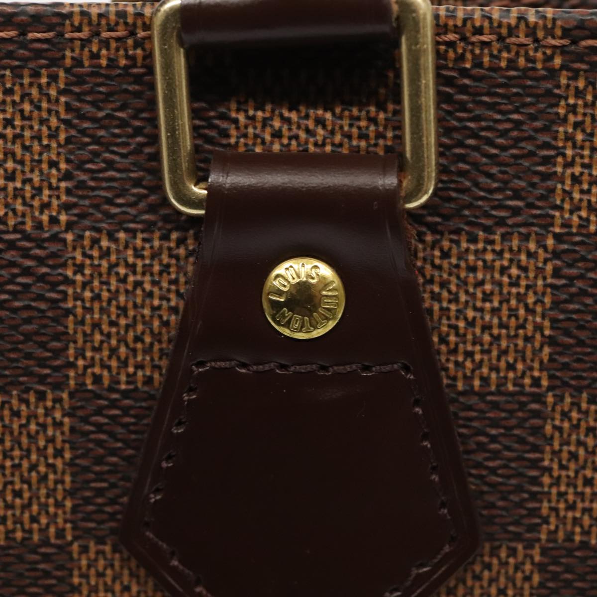 LOUIS VUITTON Damier Ebene Sac Plat Hand Bag N51140 LV 88919A