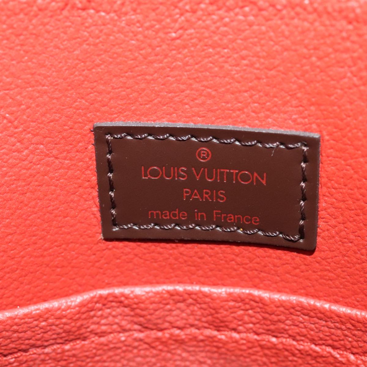 LOUIS VUITTON Damier Ebene Sac Plat Hand Bag N51140 LV 88919A