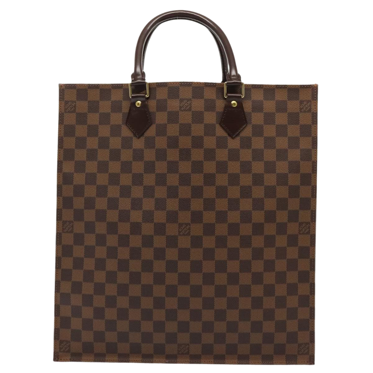 LOUIS VUITTON Damier Ebene Sac Plat Hand Bag N51140 LV 88919A