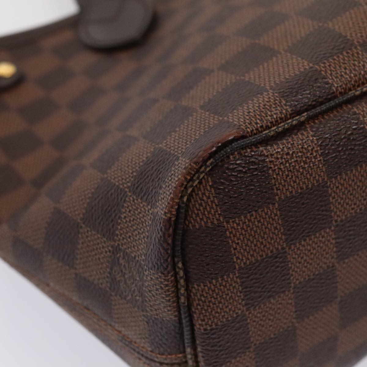 LOUIS VUITTON Damier Ebene Neverfull PM Tote Bag N51109 LV 88920