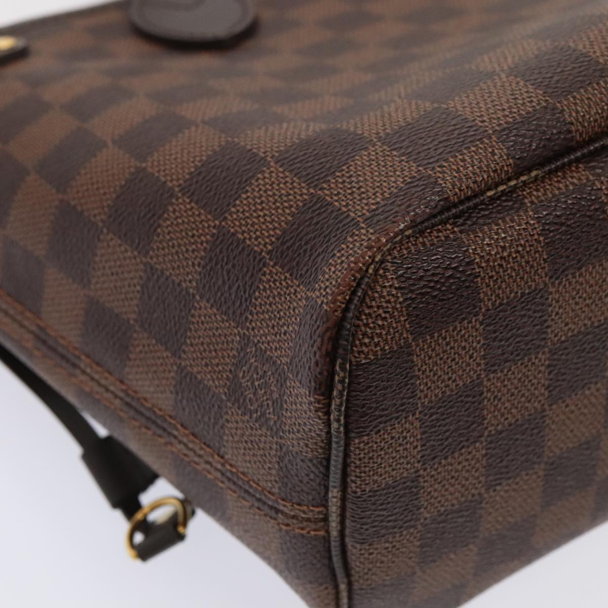 LOUIS VUITTON Damier Ebene Neverfull PM Tote Bag N51109 LV 88920