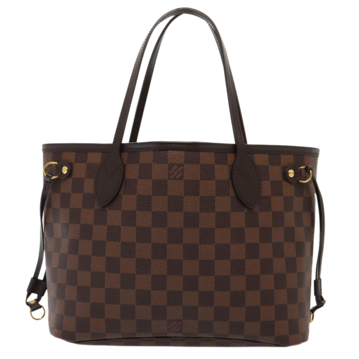 LOUIS VUITTON Damier Ebene Neverfull PM Tote Bag N51109 LV 88920