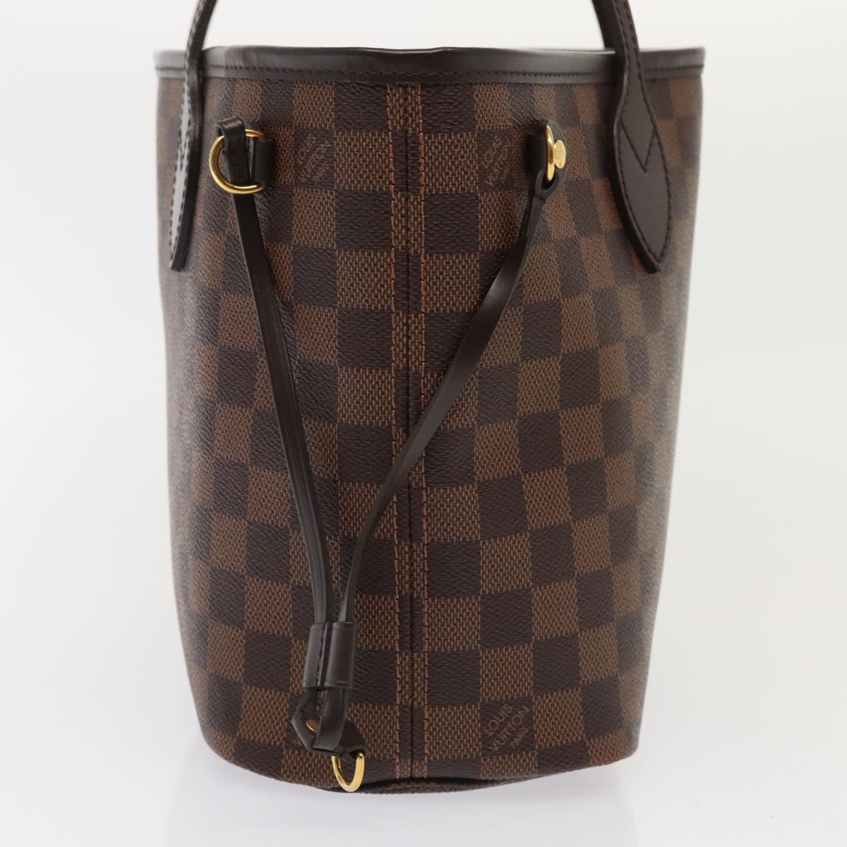 LOUIS VUITTON Damier Ebene Neverfull PM Tote Bag N51109 LV 88920