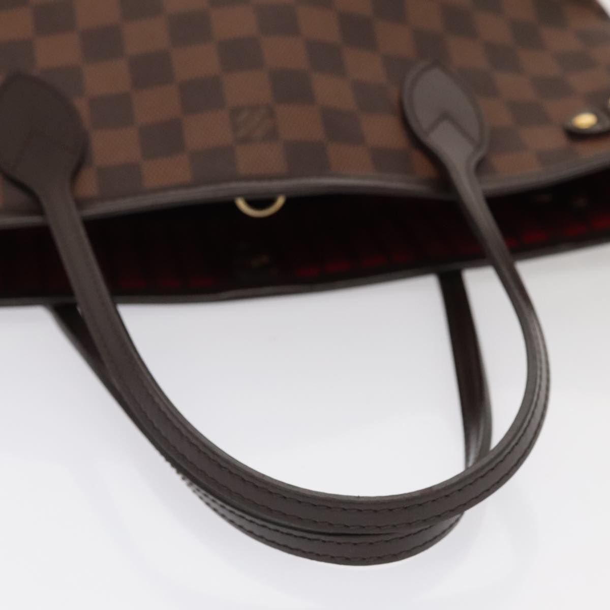 LOUIS VUITTON Damier Ebene Neverfull PM Tote Bag N51109 LV 88920