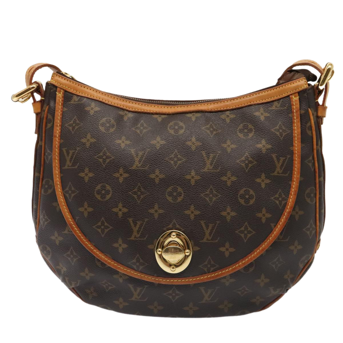 LOUIS VUITTON Monogram Tolum GM Shoulder Bag M40075 LV 88921