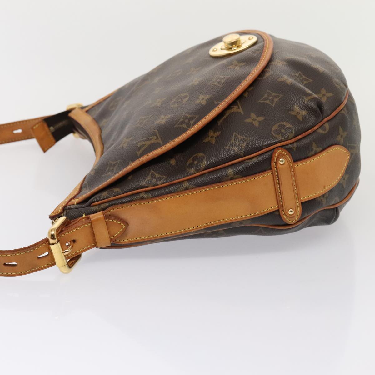 LOUIS VUITTON Monogram Tolum GM Shoulder Bag M40075 LV 88921