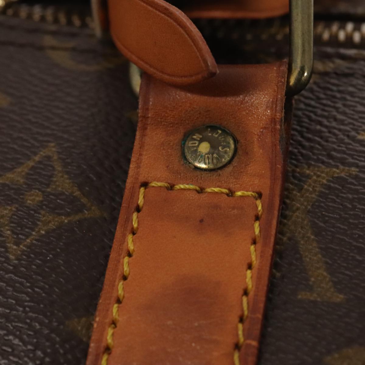 LOUIS VUITTON Monogram Keepall Bandouliere 55 Boston Bag M41414 LV 88923