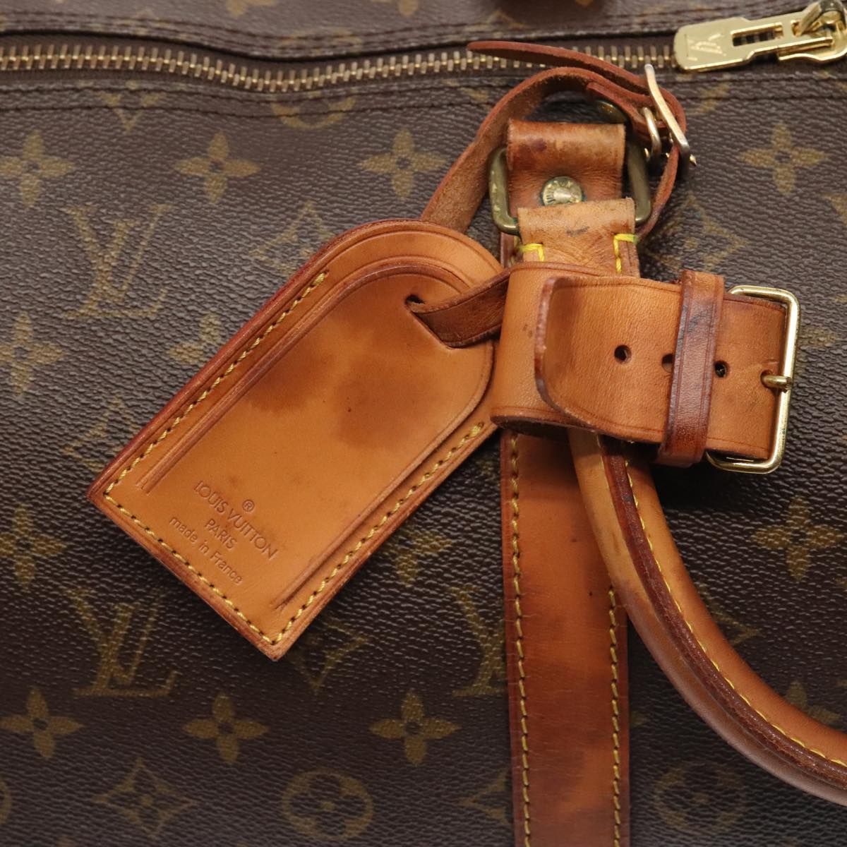 LOUIS VUITTON Monogram Keepall Bandouliere 55 Boston Bag M41414 LV 88923