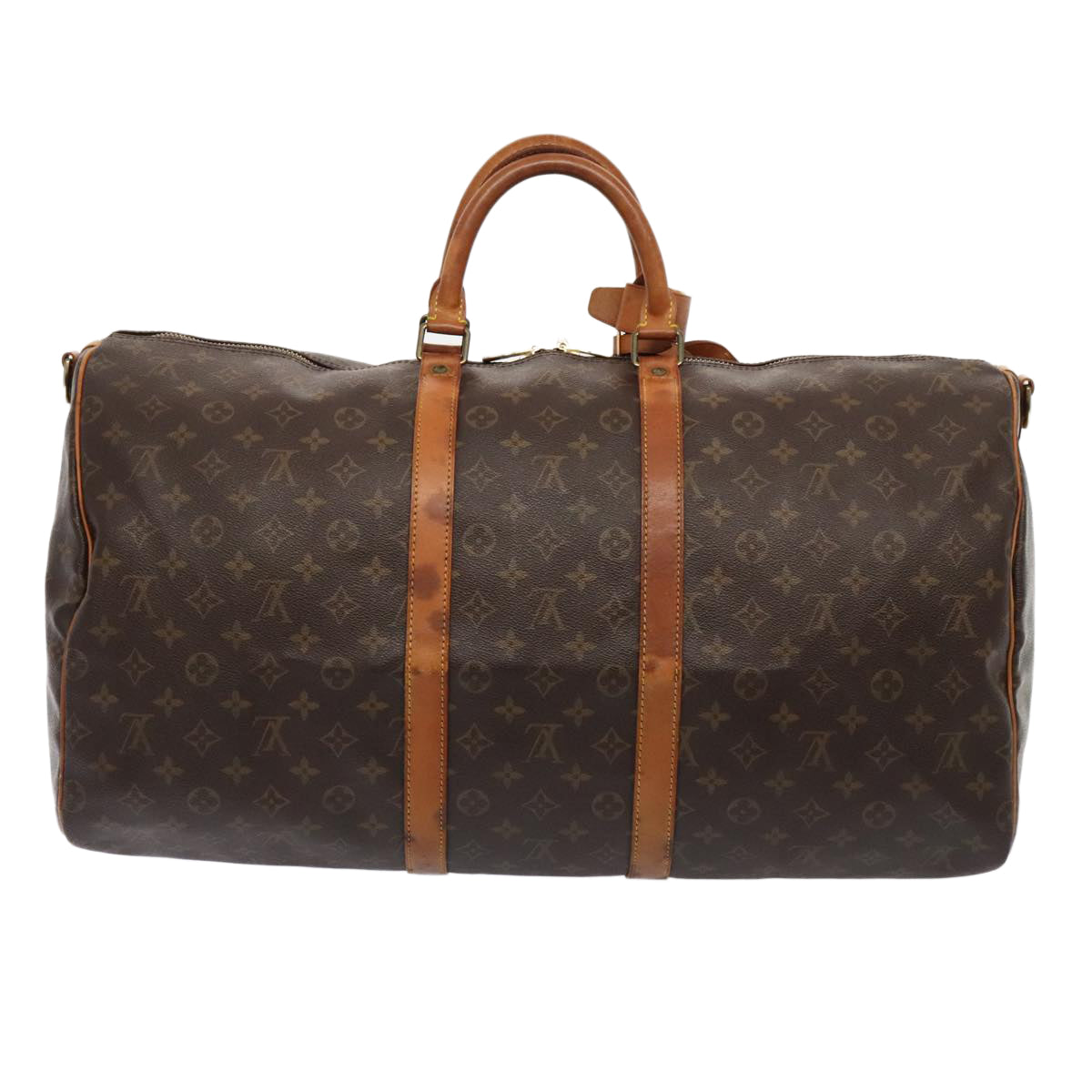 LOUIS VUITTON Monogram Keepall Bandouliere 55 Boston Bag M41414 LV 88923