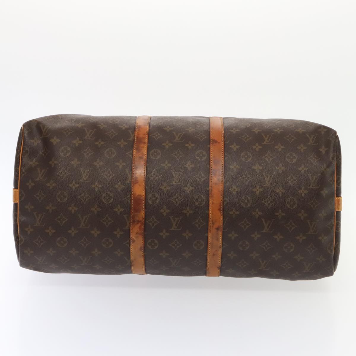 LOUIS VUITTON Monogram Keepall Bandouliere 55 Boston Bag M41414 LV 88923