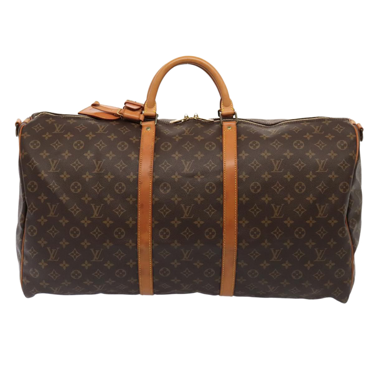 LOUIS VUITTON Monogram Keepall Bandouliere 60 Boston Bag M41412 LV 88924