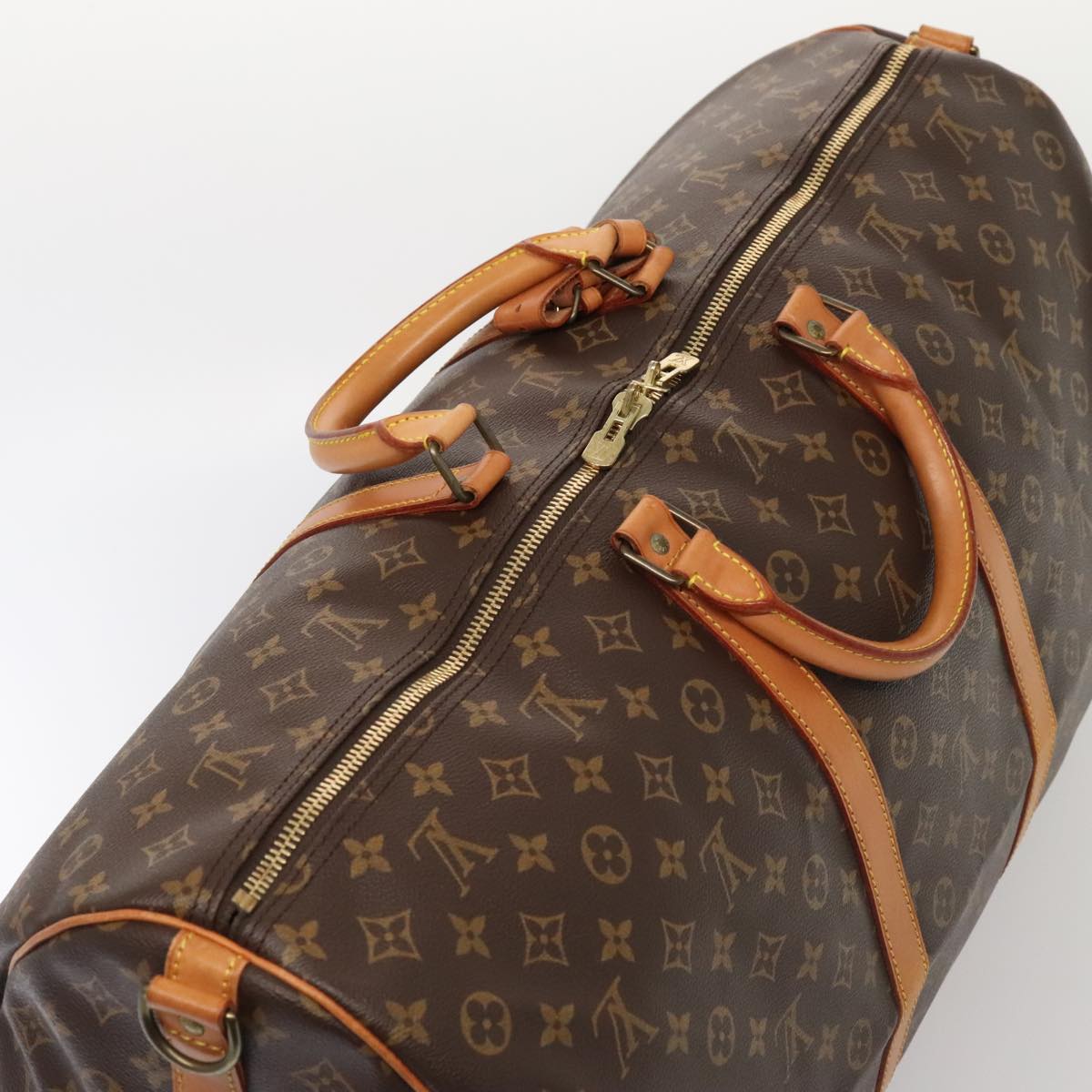 LOUIS VUITTON Monogram Keepall Bandouliere 60 Boston Bag M41412 LV 88924