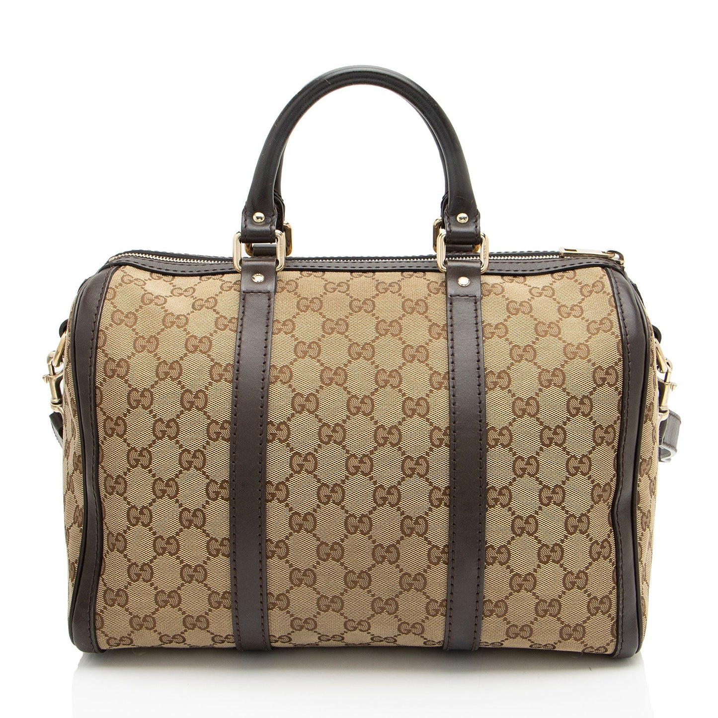 Luxury Gucci Trending 2025 GG Canvas Joy Medium Boston Bag