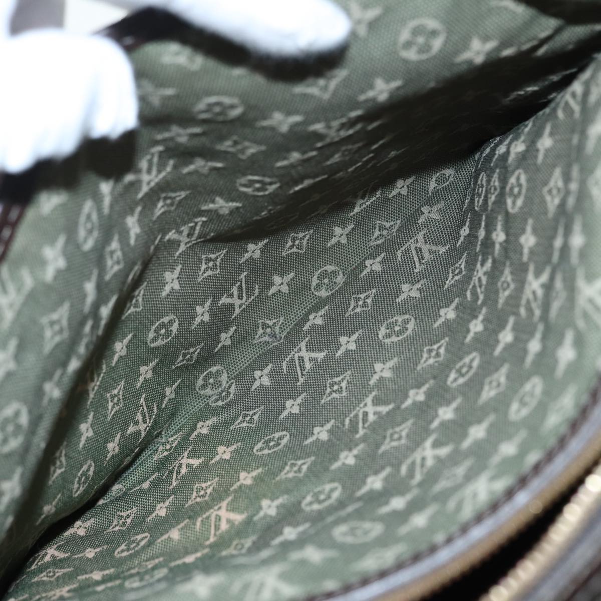 LOUIS VUITTON Monogram Mini Sac Marie Kate Bag TST Khaki M92507 LV 88951