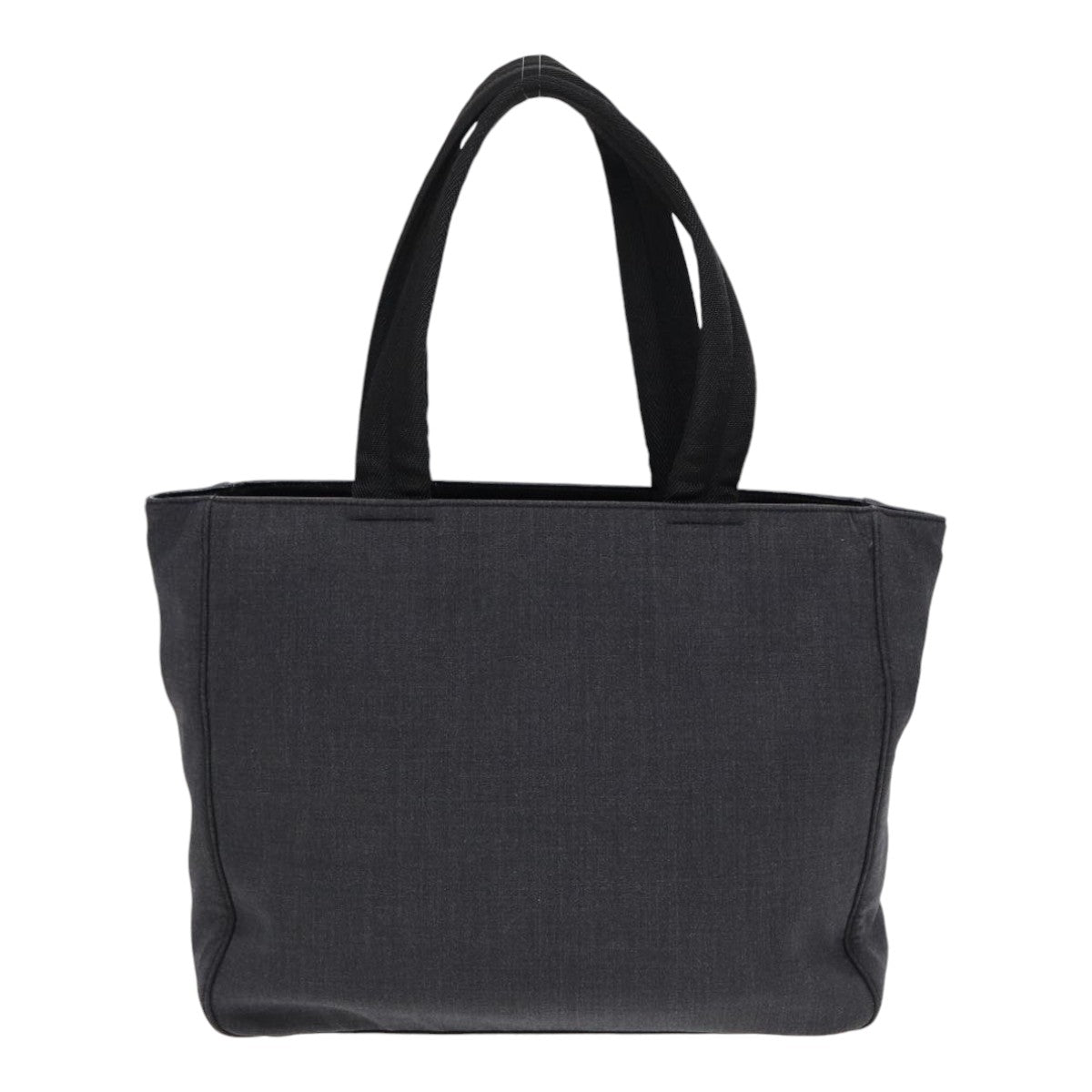 Luxury Prada Sports Hand Bag Canvas Gray Silver  88964