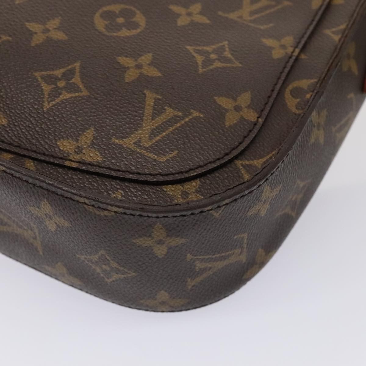 LOUIS VUITTON Monogram Saint Cloud GM Shoulder Bag M51242 LV 88990