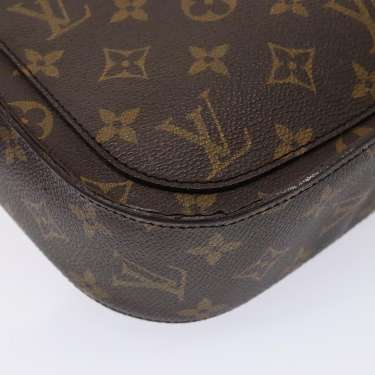 LOUIS VUITTON Monogram Saint Cloud GM Shoulder Bag M51242 LV 88990