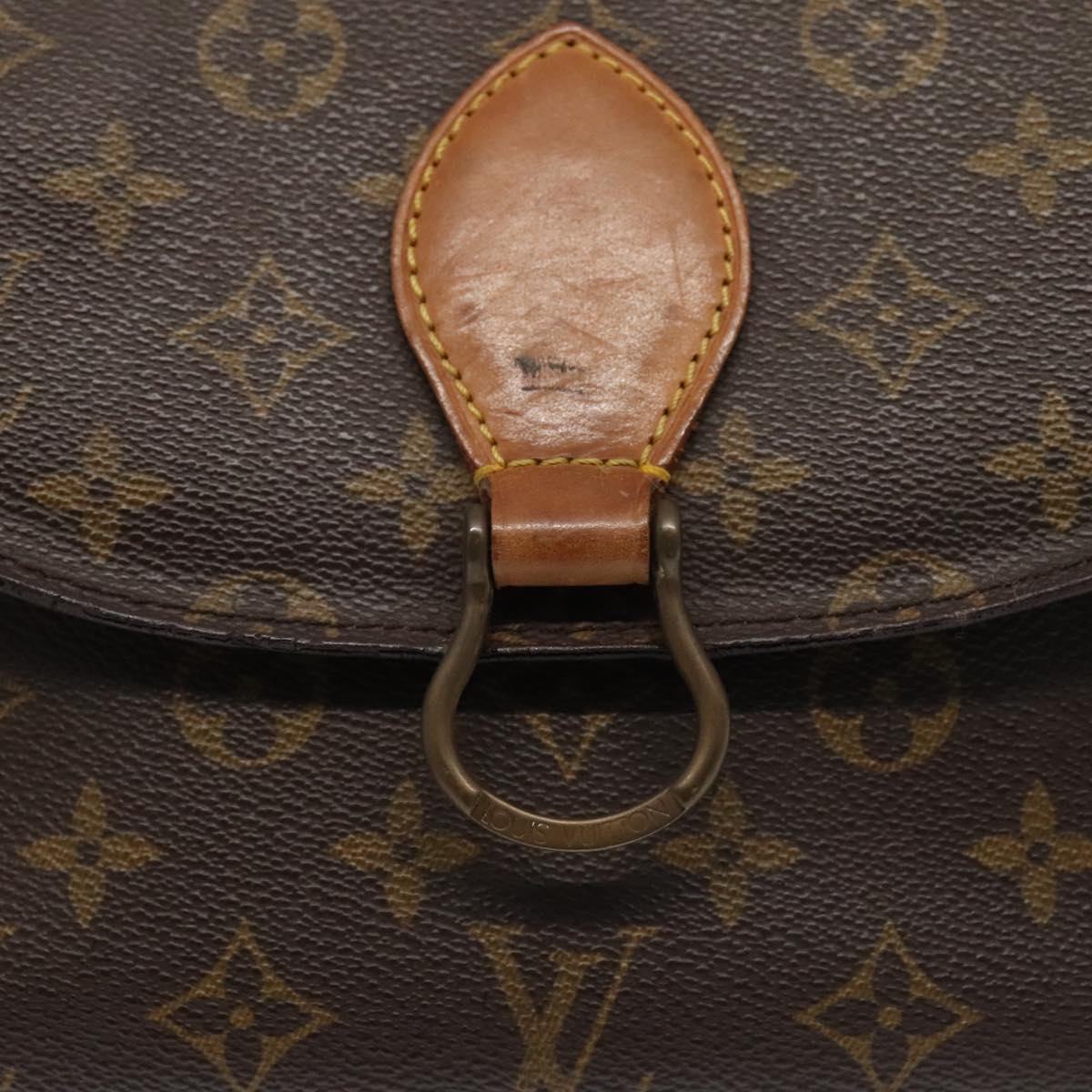 LOUIS VUITTON Monogram Saint Cloud GM Shoulder Bag M51242 LV 88990