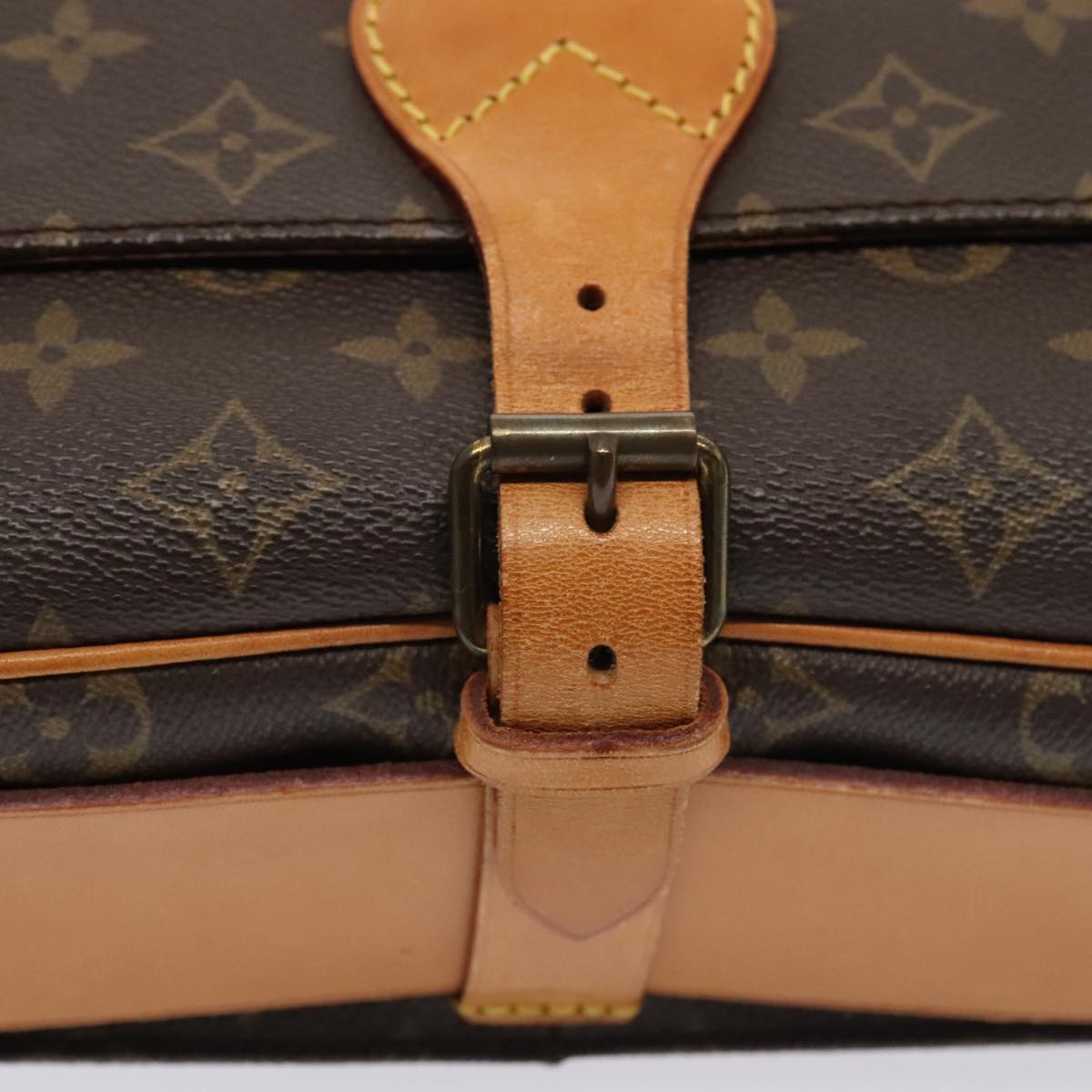 LOUIS VUITTON Monogram Cartouchiere GM Shoulder Bag M51252 LV 88991