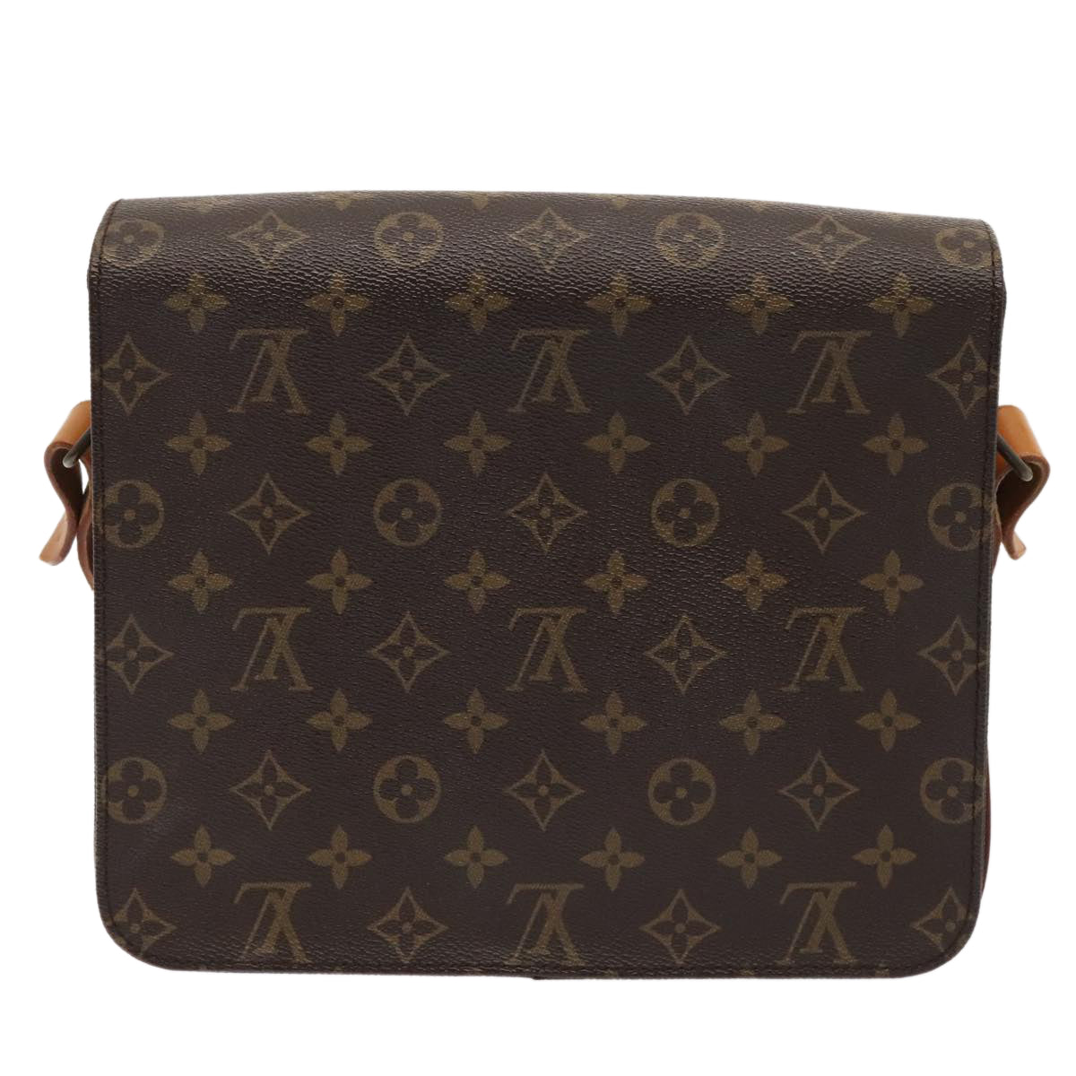 LOUIS VUITTON Monogram Cartouchiere GM Shoulder Bag M51252 LV 88991