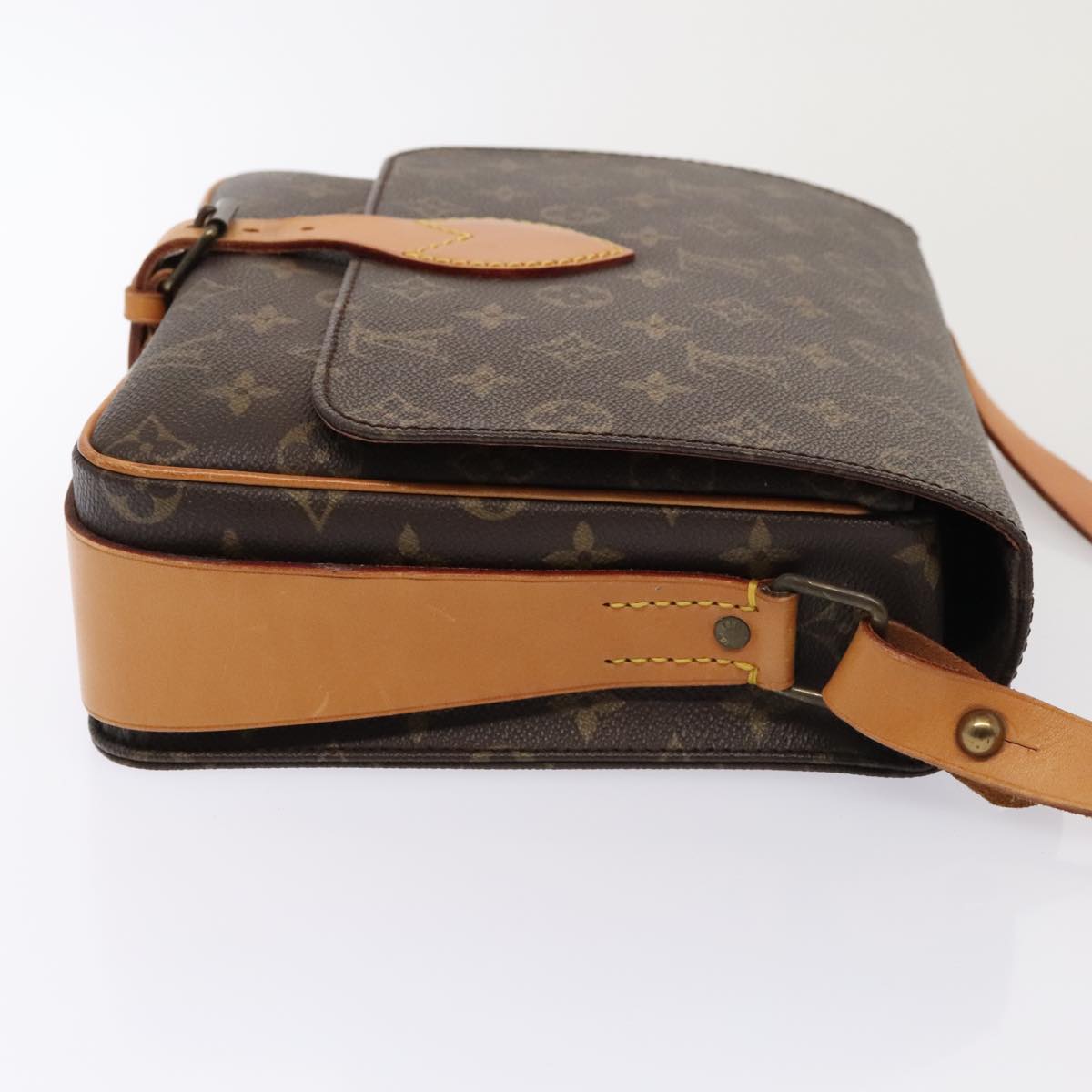 LOUIS VUITTON Monogram Cartouchiere GM Shoulder Bag M51252 LV 88991