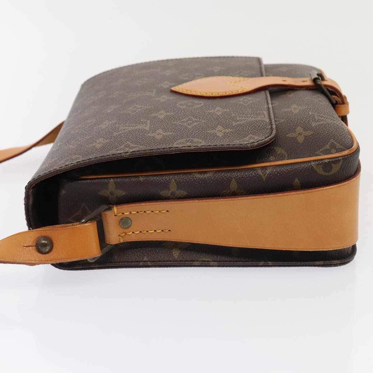 LOUIS VUITTON Monogram Cartouchiere GM Shoulder Bag M51252 LV 88991