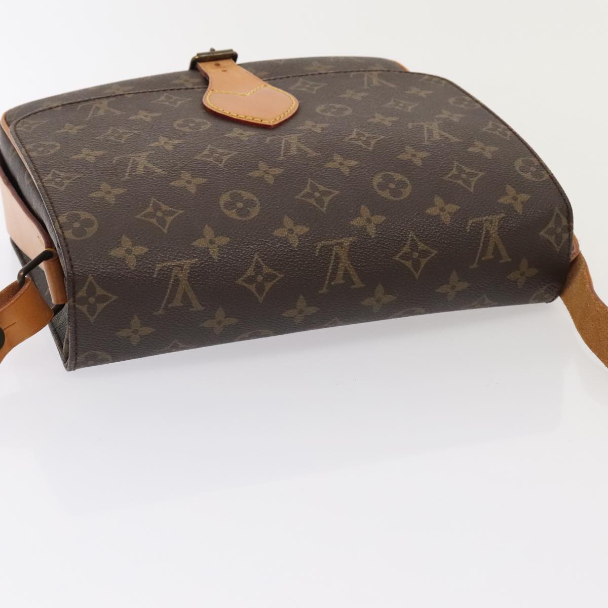 LOUIS VUITTON Monogram Cartouchiere GM Shoulder Bag M51252 LV 88991