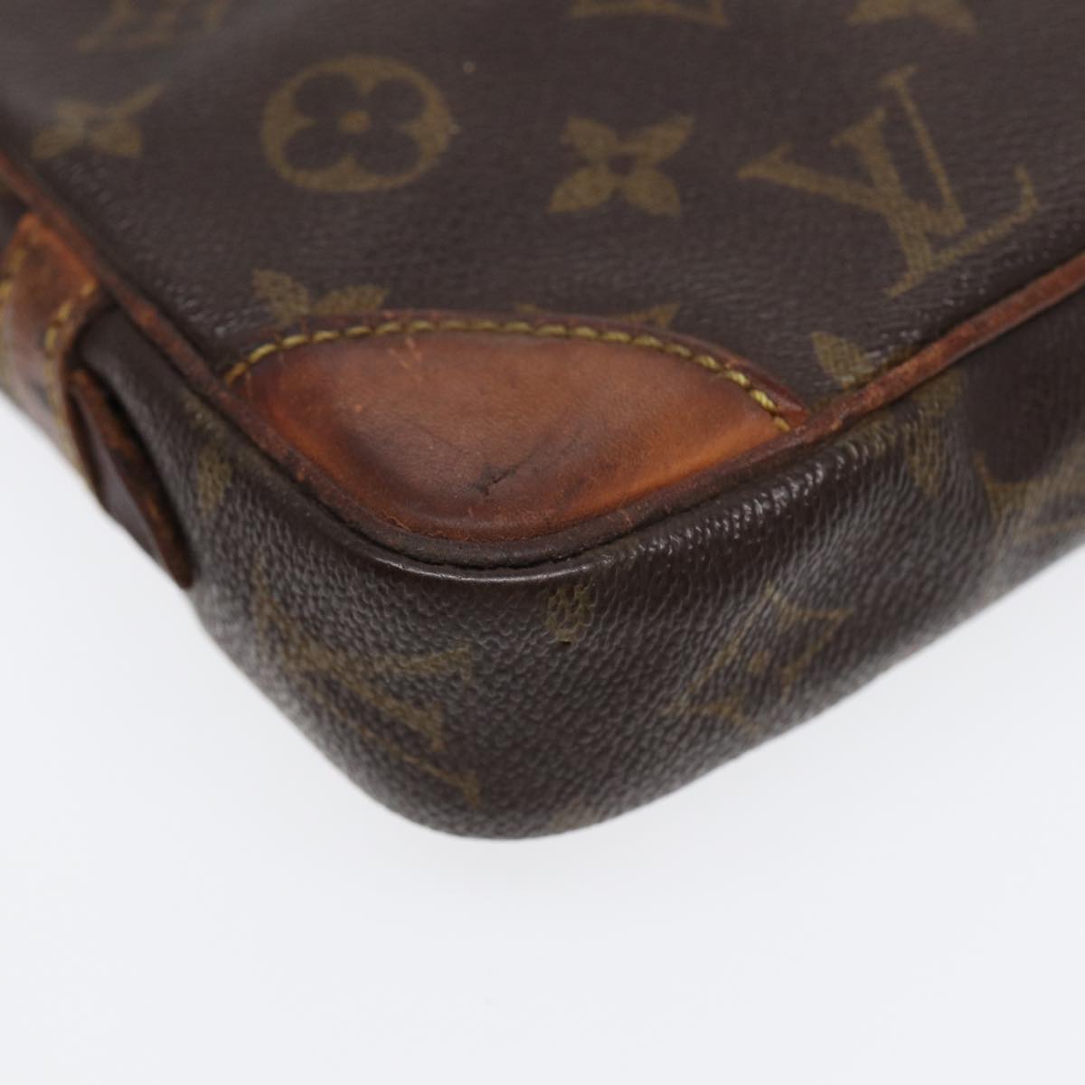 LOUIS VUITTON Monogram Marly Dragonne PM Clutch Bag M51827 LV 88992