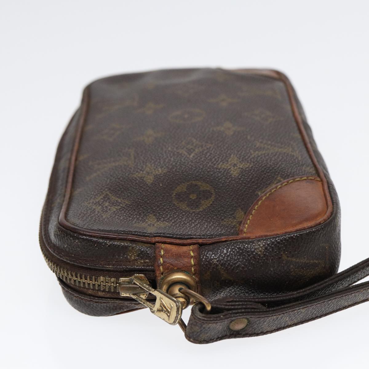 LOUIS VUITTON Monogram Marly Dragonne PM Clutch Bag M51827 LV 88992