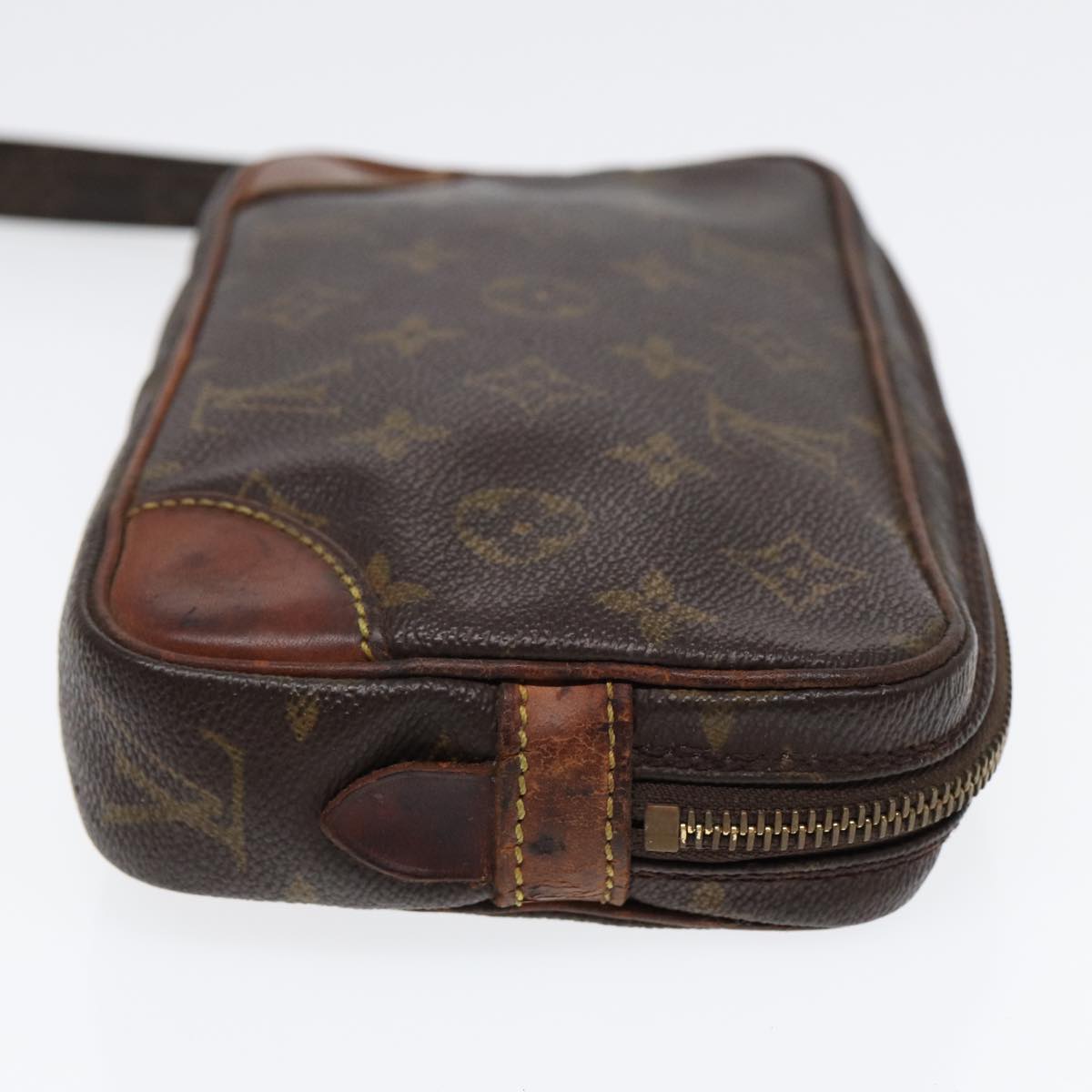 LOUIS VUITTON Monogram Marly Dragonne PM Clutch Bag M51827 LV 88992