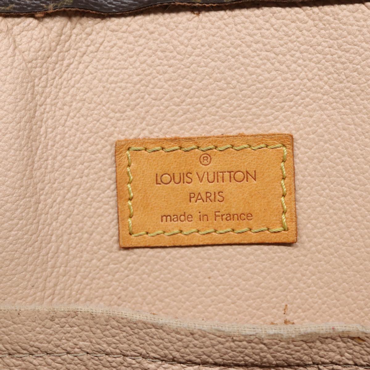 LOUIS VUITTON Monogram Sac Plat Hand Bag M51140 LV 88997