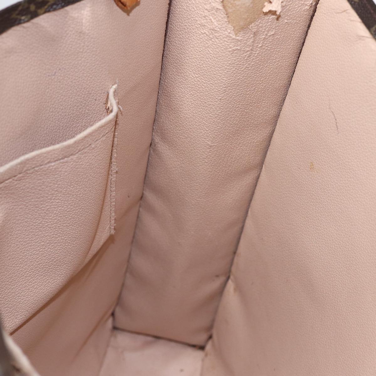 LOUIS VUITTON Monogram Sac Plat Hand Bag M51140 LV 88997