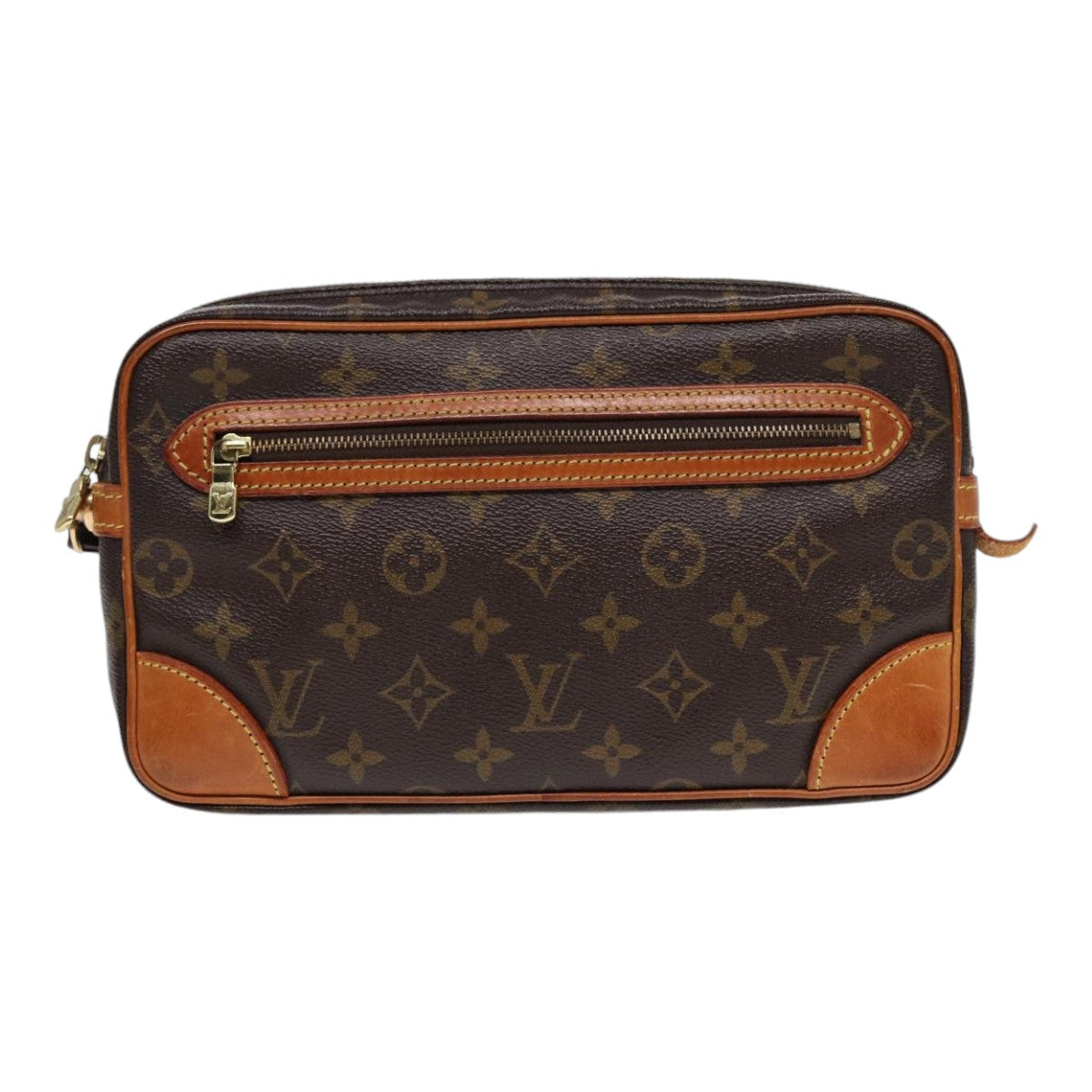 LOUIS VUITTON Monogram Marly Dragonne GM Clutch Bag M51825 LV 88999