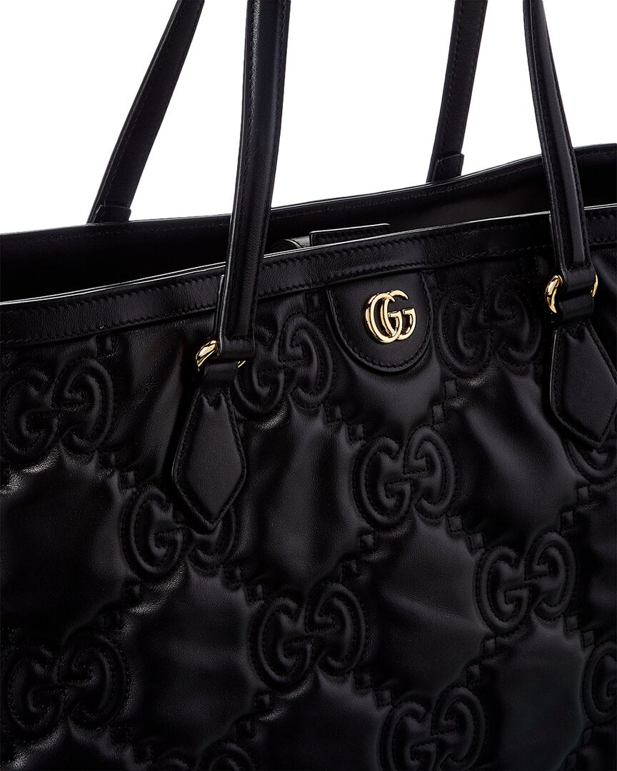 Luxury Gucci Trending 2025 GG Medium Matelasse Leather Tote