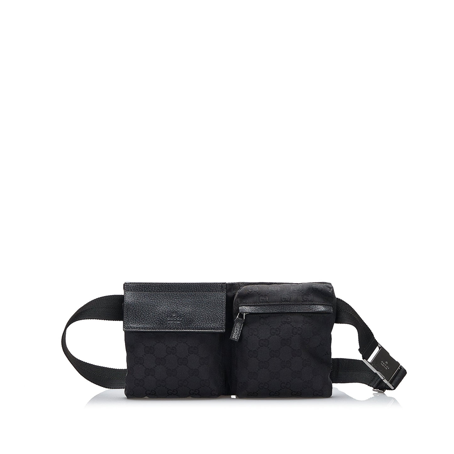 Gucci GG Double cket Canvas Belt Bag