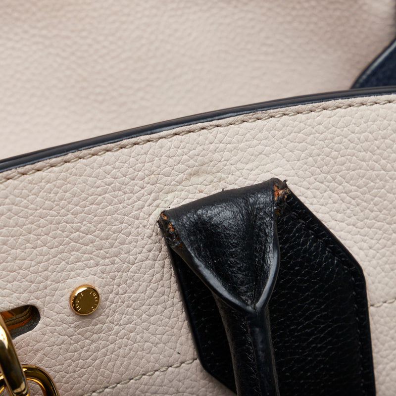 Louis Vuitton City Timer MM Handbag Shoulder Bag 2WAY M42496 Navy Beige  Leather  Louis Vuitton