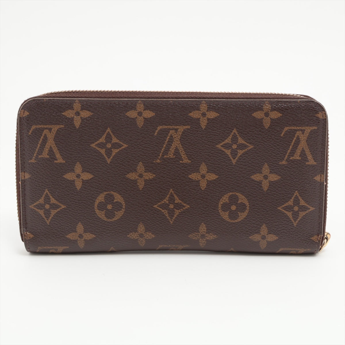 Louis Vuitton Monogram  Wallet M60017 Brown Round Zip Wallet