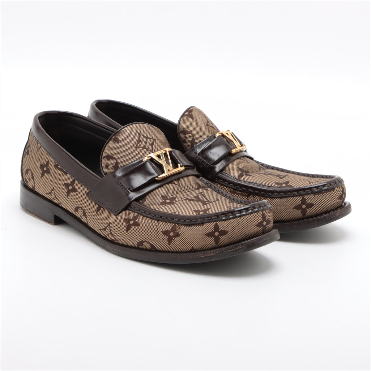 Louis Vuitton Main Line 23 Years Canvas  Leather  7 Men Brown FA0223 Monogram LV Logo