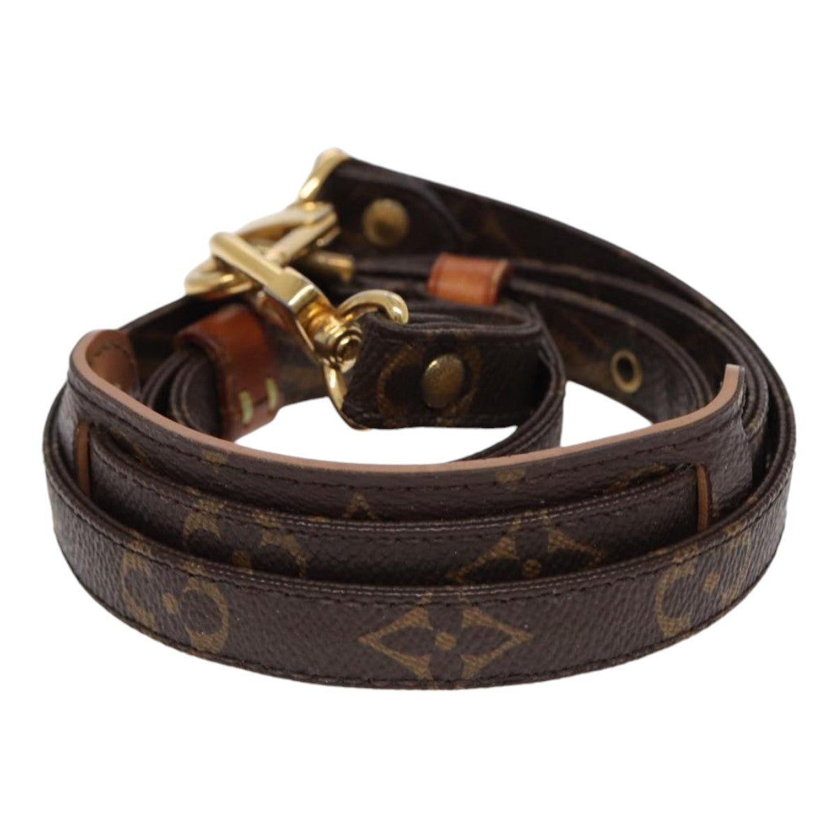 LOUIS VUITTON Monogram Adjustable Shoulder Strap 36.2""-43.7"" LV 89002