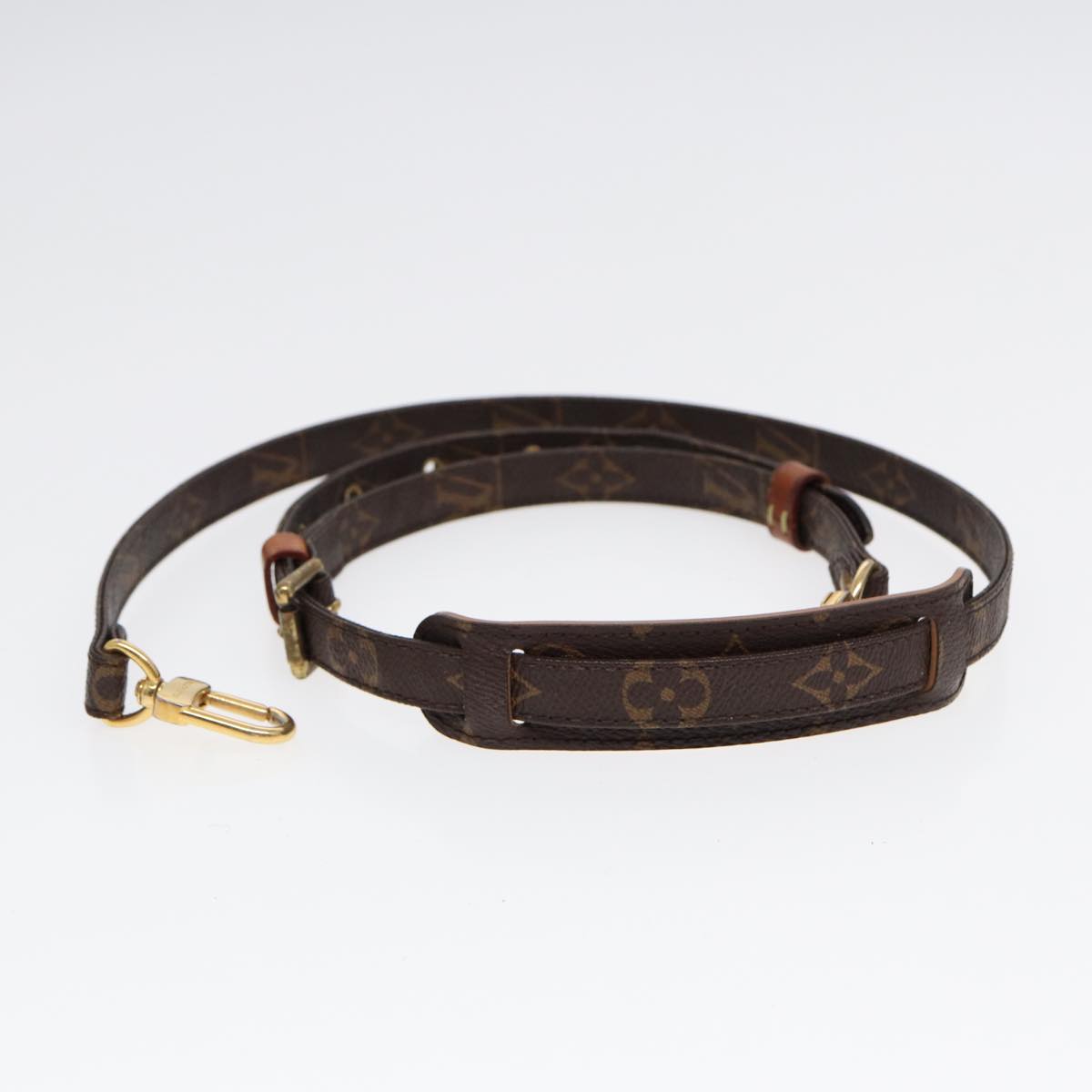 LOUIS VUITTON Monogram Adjustable Shoulder Strap 36.2""-43.7"" LV 89002
