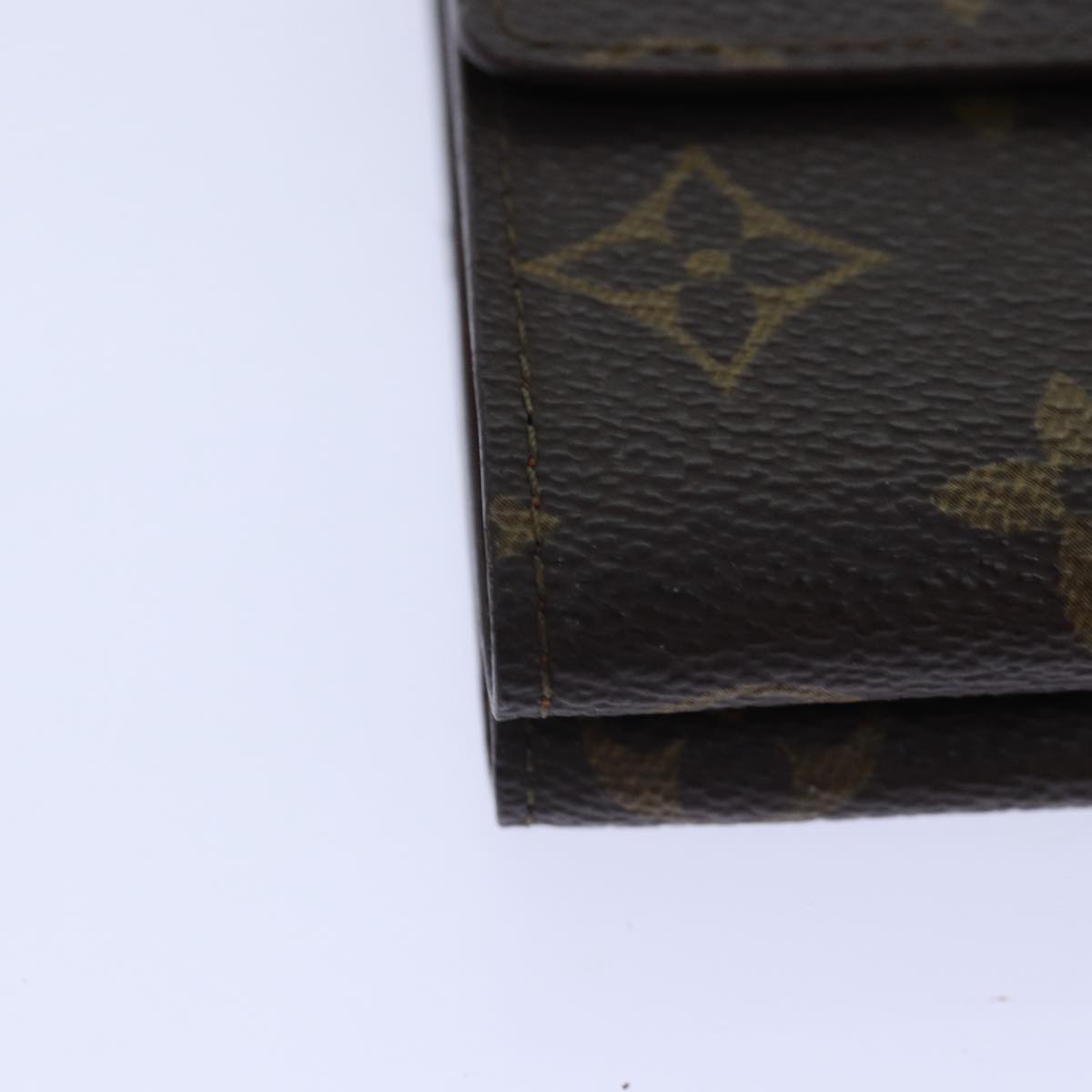 LOUIS VUITTON Monogram Portefeuille Elise Trifold Wallet M61654 LV 89012